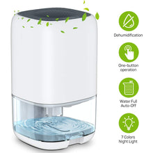 Carica l'immagine nel visualizzatore di Gallery, Deumidificatore, mini deumidificatore elettrico 1000 ML con spegnimento... - Ilgrandebazar