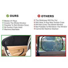Carica l'immagine nel visualizzatore di Gallery, JELLYBABABABY - Confezione Da 2 Tendine Parasole Auto Nere per Black - Ilgrandebazar