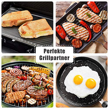 Carica l'immagine nel visualizzatore di Gallery, EKKONG 4 Pezzi Set Utensili Barbecue, Accessori Barbecue in Acciaio 4pcs