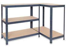 Carica l'immagine nel visualizzatore di Gallery, 150 cm x 70 cm x 30 cm, grigio a 5 ripiani (175KG per ripiano), capacità... - Ilgrandebazar