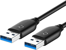 Carica l'immagine nel visualizzatore di Gallery, Rankie Cavo USB 3.0 A Maschio a A Maschio, Nero, 1,8 m