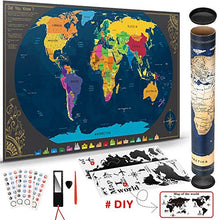 Carica l'immagine nel visualizzatore di Gallery, POOTACK Mappa del Mondo, da Grattare 840 * 420mm - Island,... - Ilgrandebazar