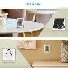 Carica l'immagine nel visualizzatore di Gallery, Criacr Wireless Termometro Igrometro da Interno Esterno, Bianco Puro - Ilgrandebazar