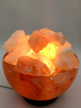 Carica l'immagine nel visualizzatore di Gallery, Lampada in Sale dell'Himalaya a forma di Braciere. - Ilgrandebazar