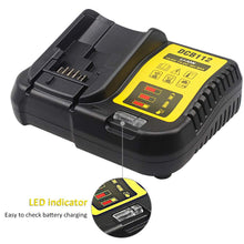 Carica l'immagine nel visualizzatore di Gallery, Waitley Caricabatteria DCB112 per batterie Dewalt 10,8 V 14,4 V 18 V 2A... - Ilgrandebazar