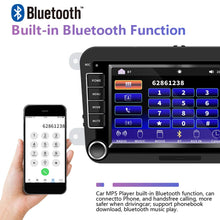 Carica l'immagine nel visualizzatore di Gallery, Autoradio per VW CAMECHO Touch Screen capacitivo da 7 215 x 133 x 48 mm, noir - Ilgrandebazar