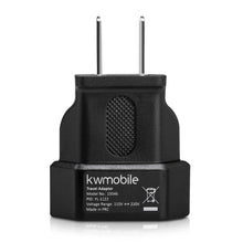 Carica l'immagine nel visualizzatore di Gallery, kwmobile 3x adattatore da viaggio spina europea, Nero - Ilgrandebazar