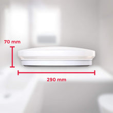 Carica l'immagine nel visualizzatore di Gallery, Plafoniera LED, lampada da soffitto o parete per bagno, luce bianca naturale...