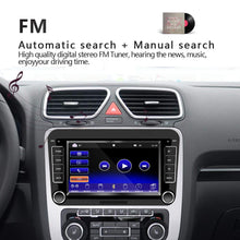 Carica l'immagine nel visualizzatore di Gallery, Autoradio per VW CAMECHO Touch Screen capacitivo da 7 215 x 133 x 48 mm, noir - Ilgrandebazar