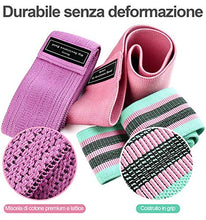 Carica l'immagine nel visualizzatore di Gallery, Fascia elastica per il fitness, set di cinturini la resistenza dell'anca...
