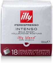 Carica l'immagine nel visualizzatore di Gallery, illy Capsule Caffè Iperespresso Tostato Intenso, Confezione da 6 x 18 Capsule