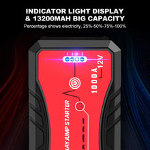 Carica l'immagine nel visualizzatore di Gallery, NWOUIIAY Avviatore di Emergenza Impermeabile 170 * 85 * 35mm, Nero e rosso - Ilgrandebazar