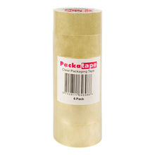 Carica l'immagine nel visualizzatore di Gallery, Packatape®, nastro trasparente per pacchetti e scatole, 6 rotoli da Clear - Ilgrandebazar
