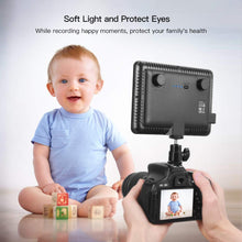 Carica l'immagine nel visualizzatore di Gallery, RALENO Pannello di Dlluminazione Video LED, Batteria Integrata da 5000mAh,... - Ilgrandebazar