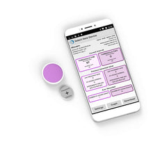 Carica l'immagine nel visualizzatore di Gallery, Tempo, termometro Wireless Bluetooth, igrometro, Pressione 33mm X 8mm, Purple - Ilgrandebazar