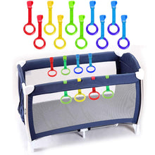 Carica l'immagine nel visualizzatore di Gallery, Rovtop 10 Pezzi Anelli Box Bambini, per Culla 9 CM di Diametro, Verde - Ilgrandebazar