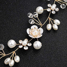 Carica l'immagine nel visualizzatore di Gallery, INTVN Copricapo da sposa Fiori Perle Strass Fascia per Capelli Accessori per... - Ilgrandebazar