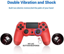 Carica l'immagine nel visualizzatore di Gallery, Evaliss PS4 Controller, Wireless Gamepad Controller for Playstation 4 Red