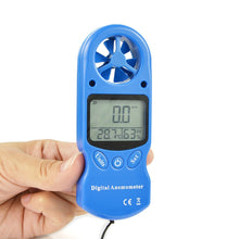 Carica l'immagine nel visualizzatore di Gallery, Ehdis® 3 in 1 Handy Anemometro Digitale LCD Wind Meter di Temperatura del... - Ilgrandebazar