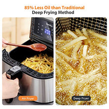 Carica l'immagine nel visualizzatore di Gallery, Innsky 5.5L Friggitrice ad Aria in acciaio inossidabile, 1700W Friggitrice... - Ilgrandebazar