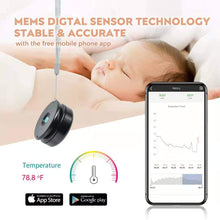 Carica l'immagine nel visualizzatore di Gallery, Newkiton Termometro wireless con sensore di temperatura, compatibile con...