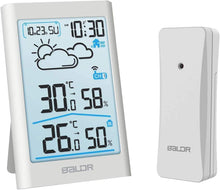 Carica l'immagine nel visualizzatore di Gallery, Stazione meteorologica wireless digitale Termometro esterno per Station météo