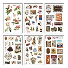 Carica l'immagine nel visualizzatore di Gallery, Pegatinas Álbum de Recortes, 48 Hojas Inicio Dulce y Cálido Set B