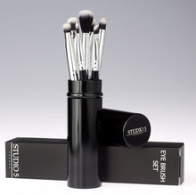Carica l'immagine nel visualizzatore di Gallery, Set Pennelli Occhi Essenziali by Impora London/Travel 7 Compact Eye Brush - Ilgrandebazar
