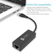 Carica l'immagine nel visualizzatore di Gallery, Syncwire Adattatore USB Rete, Alta velocità 3.0, Nero