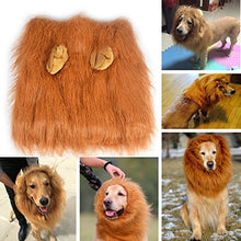 Carica l'immagine nel visualizzatore di Gallery, Etpark Cane Pet Costume, Grande Medio Regolabile Parrucca leone marrone - Ilgrandebazar
