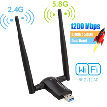 Carica l'immagine nel visualizzatore di Gallery, Flybiz Chiavetta WiFi 1200Mpbs, Adattatore USB 3.0 WiFi, Dual Band... - Ilgrandebazar