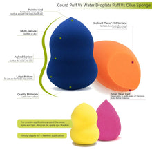 Carica l'immagine nel visualizzatore di Gallery, Spugnette Make Up Miss 16*6*6cm, 3 Normali + 3 Mini - Ilgrandebazar