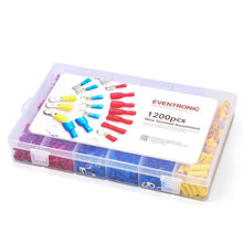 Carica l'immagine nel visualizzatore di Gallery, Eventronic Connettori Elettrici, Spade Wire 1200pcs, Blue, Red, Yellow - Ilgrandebazar