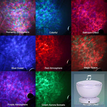 Carica l'immagine nel visualizzatore di Gallery, Lampada Proiettore Oceano Luce Notturna+Controllo Remoto+Timer, da White