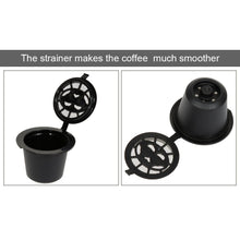 Carica l'immagine nel visualizzatore di Gallery, Lictin Capsule per Caffè Ricaricabili Nespresso, 6 Tazze +2 Nero - Ilgrandebazar