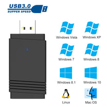 Carica l'immagine nel visualizzatore di Gallery, Lemorele Adattatore WiFi USB 3.0 AC1200Mbps Bluetooth 1200-Mbps-MU-MIMO - Ilgrandebazar