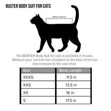 Carica l'immagine nel visualizzatore di Gallery, Buster Body Tuta Easygo per Gatti XXS, Grey/Black