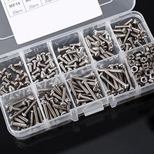 Carica l'immagine nel visualizzatore di Gallery, 340Pz M3 Phillips Panello Testa Vite Bulloni Dadi Kit Acciaio Inox...