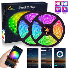 Carica l'immagine nel visualizzatore di Gallery, Striscia LED WiFi 10M (2 x 5M), ALED LIGHT RGB Strip 5050 SMD 300 LEDs...