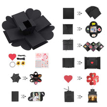 Carica l'immagine nel visualizzatore di Gallery, Amycute Explosion Box,Scatola Sorpresa Creativa DIY Scrapbook Fatto a Nero - Ilgrandebazar