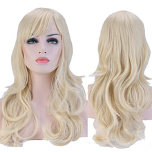 Carica l'immagine nel visualizzatore di Gallery, Parrucca Bionda Lunga Donna Colorata Fashion 48cm, Biondo Chiarissimo-2 - Ilgrandebazar