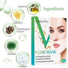 Carica l'immagine nel visualizzatore di Gallery, Doppio mento riduttore,V lifting maschera per il 2pcs