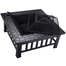 Carica l'immagine nel visualizzatore di Gallery, HENGMEI 3 in 1 Fire Pit 81cm Braciere da giardino o terrazzo Modell A, - Ilgrandebazar