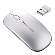 Carica l'immagine nel visualizzatore di Gallery, INPHIC Mouse Wireless Ricaricabile, Ottico Mini M Size, Argento chiaro - Ilgrandebazar