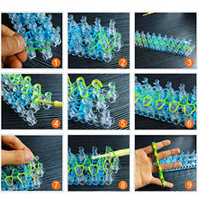 Carica l'immagine nel visualizzatore di Gallery, Queta 6800 Elastici Loom Nastri Box Fai da Te Braccialetti Kit con... - Ilgrandebazar
