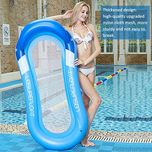 Carica l'immagine nel visualizzatore di Gallery, Queta Materasso Gonfiabile Piscina Amaca Mare Materassino Blu