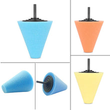 Carica l'immagine nel visualizzatore di Gallery, Lucidatura Auto Set,3Pcs Spugna Cono Tampone di Sfera di... - Ilgrandebazar
