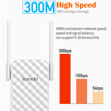 Carica l'immagine nel visualizzatore di Gallery, Tenda A9 Ripetitore WiFi Wireless 300 Mbps, Access Point e Range Bianco - Ilgrandebazar
