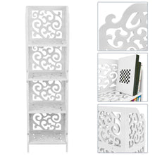Carica l'immagine nel visualizzatore di Gallery, PrimeMatik - Scaffale in Legno-plastica Libreria Decorativa a 4 Ripiani... - Ilgrandebazar