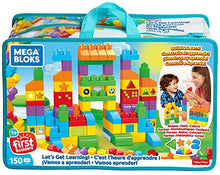 Carica l'immagine nel visualizzatore di Gallery, MEGA bloks First Builders Sacca Ecologica, Colore Blu, 150 Pezzi, FVJ49 - Ilgrandebazar